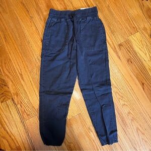 Zara Raw Hem Jogger Denim Pants Size XS NWT